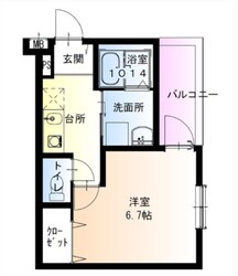 フジパレス尼崎東園田WESTの物件間取画像